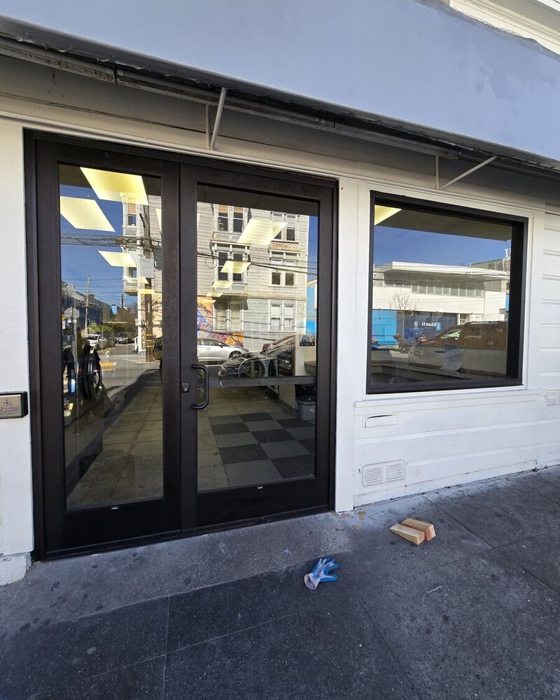 Storefront Entry Install
