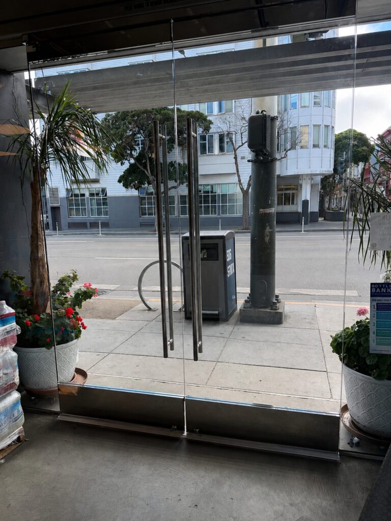 Storefront Glass Door